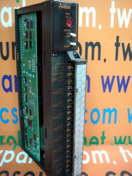 MITSUBISHI A68DAV ANALOG OUTPUT MODULE - 裕益科技自動化設備可程式編碼器PLC分散式控制系統DCS